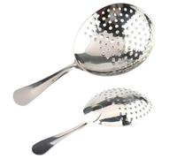 IWOWHERO Passoire à Cocktail Acier Inoxydable Perforée Filtre à Mailles Fines pour Bar Cuillère à Filtrer Fruits et Glace Ustensile de Cuisine Inox Professionnel