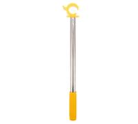 IWOWHERO Perche de Trappe de Grenier avec Crochet Acier Inoxydable | Conception Légère Ergonomique sans Installation, Opération sans Échelle, pour Stores Cellulaires et Rideaux