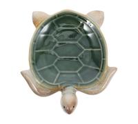 IWOWHERO Plateau décoratif Tortue Bol en céramique en Forme de Tortue Porte-clés Tortue pour Bureau ou Maison 1 pièce