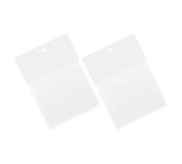 IWOWHERO Pochette de présentation pour Magazines Porte-Papier présentoir à brochures présentoir Porte-Documents en Plastique Mural Transparent 2 pièces pour Bureau