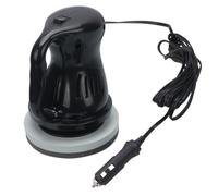 IWOWHERO Polisseuse de Voiture Mini 12v, Noir, Réparation des Rayures | ABS Métal, Design Compact 40g, pour Carrosserie Automobile, Lustrage et Cirage, Usage Voiture