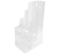 IWOWHERO Porte-brochures Mural Transparent A4 en Acrylique pour Documents | Rangement Incliné, Accès Rapide aux Notes, Design Simple, Chambre D’étude et Dortoir Scolaire