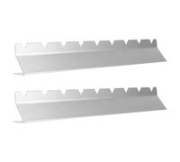 IWOWHERO Support à Brochettes en Métal pour Barbecue, Porte-Brochettes Grand Modèle Fixation Stable Accessoire la Cuisine pour Grillades sans Contact