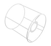 IWOWHERO Support d'abat-jour métal avec douille E27, armature filaire 18x18x18 cm, cadre abat-jour vintage, adapté pour suspension et salon