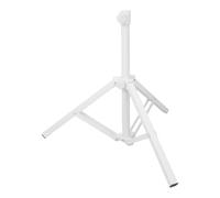 IWOWHERO Support Métallique Blanc pour Moulin à Vent de Jardin Structure Tripode, Installation Facile et Support Stable pour Terrasse ou Plage