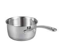 IXMLDAXD La casserole, Stainless Steel Construction Milk Pan, Portable Pans Pot with Lid Mini Chocolate Sauces Cuisine Picnic Carbon Heating