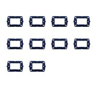 Ixtrima 10 pièces support compatible avec Bticino Living Light, supports boîte 502 503 504 507 (3 places - 3 modules)