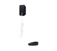 Ixtrima Bouton de serrage avec corde 1P 10A, couleur noire, compatible avec Bticino Living International/light