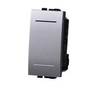 IXTRIMA Convertisseur 1P 16 A unipolaire couleur gris compatible avec Bticino Living International/Light