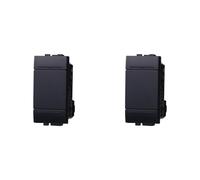 IXTRIMA Convertisseur 1P 16 A unipolaire couleur noir compatible avec Bticino Living International/Light