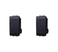 IXTRIMA Déviateur 1P 16A unipolaire Couleur Noir Compatible avec Bticino Living International/Light 2 PCS