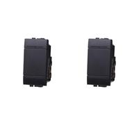 IXTRIMA Interrupteur 1P 16A unipolaire Couleur Noir Compatible avec Bticino Living International/Light 2 PCS