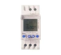 IXTRIMA Interrupteur astronomique numérique DIN, minuterie LCD hebdomadaire, 16 A, 230 V, Montage sur Rail DIN pour éclairage Automatique, 1 Canal et 2 canaux (1 Canal)