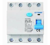 IXTRIMA Interrupteur différentiel pur 4P 16A 300mA 380V-6KA 300mA pour rail DIN - 4 modules DIN - Protection circuit et sécurité installations