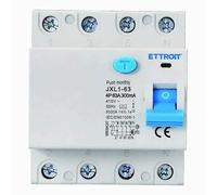 IXTRIMA Interrupteur différentiel pur 4P 63A 300mA 380V-6KA 300mA pour rail DIN - 4 modules DIN - Protection circuit et sécurité installations