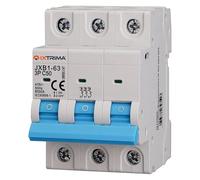 Ixtrima Interrupteur magnétique tripolaire 3 pôles, 380 V, 6 KA, 6 A 10 A 16 A 20 A 25 A 32 A 40 A 50 A 63 A (C50-50 A)
