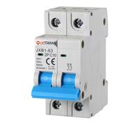 IXTRIMA Interrupteur magnétothermique automatique, 2P 10A 220V 6kA, bipolaire MCB 2P C10