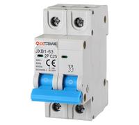 IXTRIMA Interrupteur magnétothermique automatique, 2P 25A 220V 6kA, bipolaire MCB 2P C25