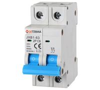 IXTRIMA Interrupteur magnétothermique automatique, 2P 6A 220V 6kA, bipolaire MCB 2P C6