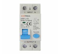 IXTRIMA Interrupteur magnétothermique différentiel 1P+N 10A 300mA 220V-6KA Classe A 2 modules 300mA pour rail DIN - Protection circuit et sécurité Installations