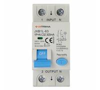 IXTRIMA Interrupteur magnétothermique différentiel 1P+N 32A 300mA 220V-6KA classe à 2 modules 300mA pour rail DIN - Protection circuit et sécurité installations