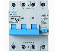 IXTRIMA Interrupteur magnétothermique différentiel 3P+N 20A 300mA 380V-6KA 300mA pour rail DIN - 4 modules DIN - Protection des circuits et des installations de sécurité