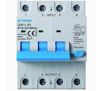 IXTRIMA Interrupteur magnétothermique différentiel 3P+N 25A 300mA 380V-6KA 300mA pour rail DIN - 4 modules DIN - Protection des circuits et des installations de sécurité