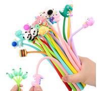 Ixydor 30PCS Shake stylo,Stylo Anti-Stress Enfants avec Motifs Cartoon | Cadeaux Invites Anniversaire Enfant & Pochette Cadeau,Stylos drôle,cadeaux anniversaire enfants invites pour garçons filles