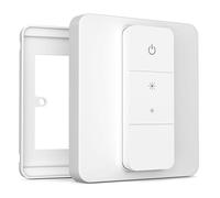 IYOKI® Pro Cache pour Philips Hue Dimmer V2, 1-Gang (2-Pack) | Cache pour interrupteur simple (1-Gang), pour Dimmer V2, lot de 2, Dimmer non fourni