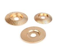IZHAOGJING Disque Poncage Beton,Meule Diamant 3pcs Bois Meule de meule Rotary Disc ponçage Travail du Bois Sculpture Outils à Disque Abrasif pour Angle Boudre Bore 22mm