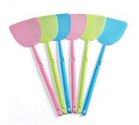 iZhuoKe Lot de 6 Tapettes à Mouches Encastrables - Assemblage par Emboîtement Simple, pour Intérieur & Extérieur, Solide (Rose+Bleu+Vert)