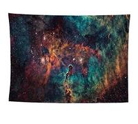 izielad Espace Ciel étoilé Galaxie Univers étoiles Tenture Murale Tapisserie Mur Art Décor Salle de Bain Tissu Maison Dortoir Salon 150X200CM 59X78.7IN