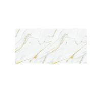 IZODEKOR Revêtement mural aspect marbre 120x60 cm - Alternative au carrelage salle de bain/cuisine, panneau mural douche et crédence | Golden Harmonny