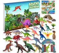 iZoeL Calendrier de l'Avent Dinosaure, Calendrier de l'Avent, Cadeau Noel | Dinosaure Jouet, Calendrier de l'Avent 2026, Figurine Dinosaure, Cadeaux Noel, pour Fils Neveu Petit Frères ou Passionné