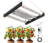 Izrielar 2x Lampe LED pour plantes 120W spectre complet Grow Light avec variateur - Eclairage efficace des plantes pour le jardin intérieur & la serre