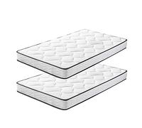 IZTOSS Lot de 2 Matelas 90x200cm Matelas Memoire de Forme Luxe Matelas de Lit d'Adulte et d'enfant Épaisseur 15cm