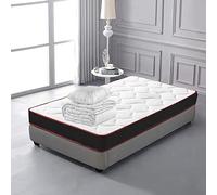 IZTOSS Luxe Pack Matelas Mémoire de Forme 90x190 + Couette 140x200 + Oreiller 60x60