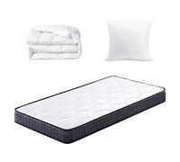 IZTOSS Matelas 90x190 cm - Épaisseur16cm Luxe Memoire de Forme Matelas - Rembourrage Super Soft (90x190-Matelas+Couette+Oreiller)