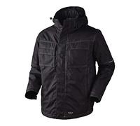 J.A.K. 61531202 Series 6153 Veste, 100% Polyester avec Revêtement en polyuréthane Noir, Taille M