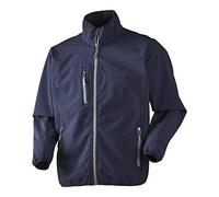 J.A.K. 61630500 Series 6163 Veste Softshell, 96% Polyester/4% Élasthanne Avec Membrane En Tpu 3 Couches, Bleu Marine, Taille XS