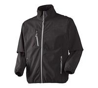 J.A.K. 61631204 Series 6163 Veste Softshell, 96% Polyester/4% Élasthanne Avec Membrane En Tpu 3 Couches, Noir, Taille XL