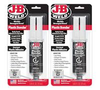 J-B Weld 50139 Seringue de remplissage plastique pour panneau adhésif et remplissage d'évitement Noir 25 ml (2)
