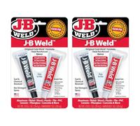 J-B Weld Original Epoxy, époxy renforcé en acier, haute résistance, lot de 2, gris foncé (8265S-2)