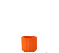 J-Line cache-pot Summer - céramique - orange - small - 3 pièces - Ø 13.5 cm