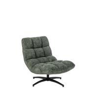 J-line Chaise Longue matelassée - métal - Vert émeraude