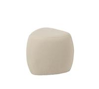 J-line Pouf Triangle - contreplaqué/Tissu - écru
