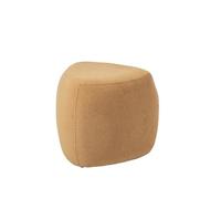J-line Pouf Triangle - contreplaqué/Tissu - Ocre