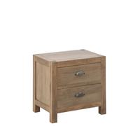 J-Line Table de Chevet Blois - Bois de pin - Naturel
