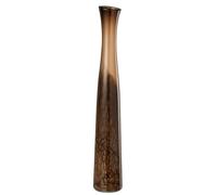 J-Line Vase Cylindre Verre Marron Foncé Large