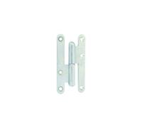 J530230 Paumelle gauche LOUTRE SEDAN 110x50 mm paumelle bois bouts ronds